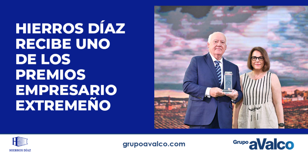 Hierros Díaz recibe uno de los Premios Empresario Extremeño